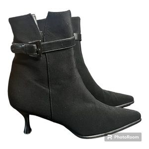 Stuart Weitzman Womens Gore-Tex Ankle Booties Waterproof Black Size 8